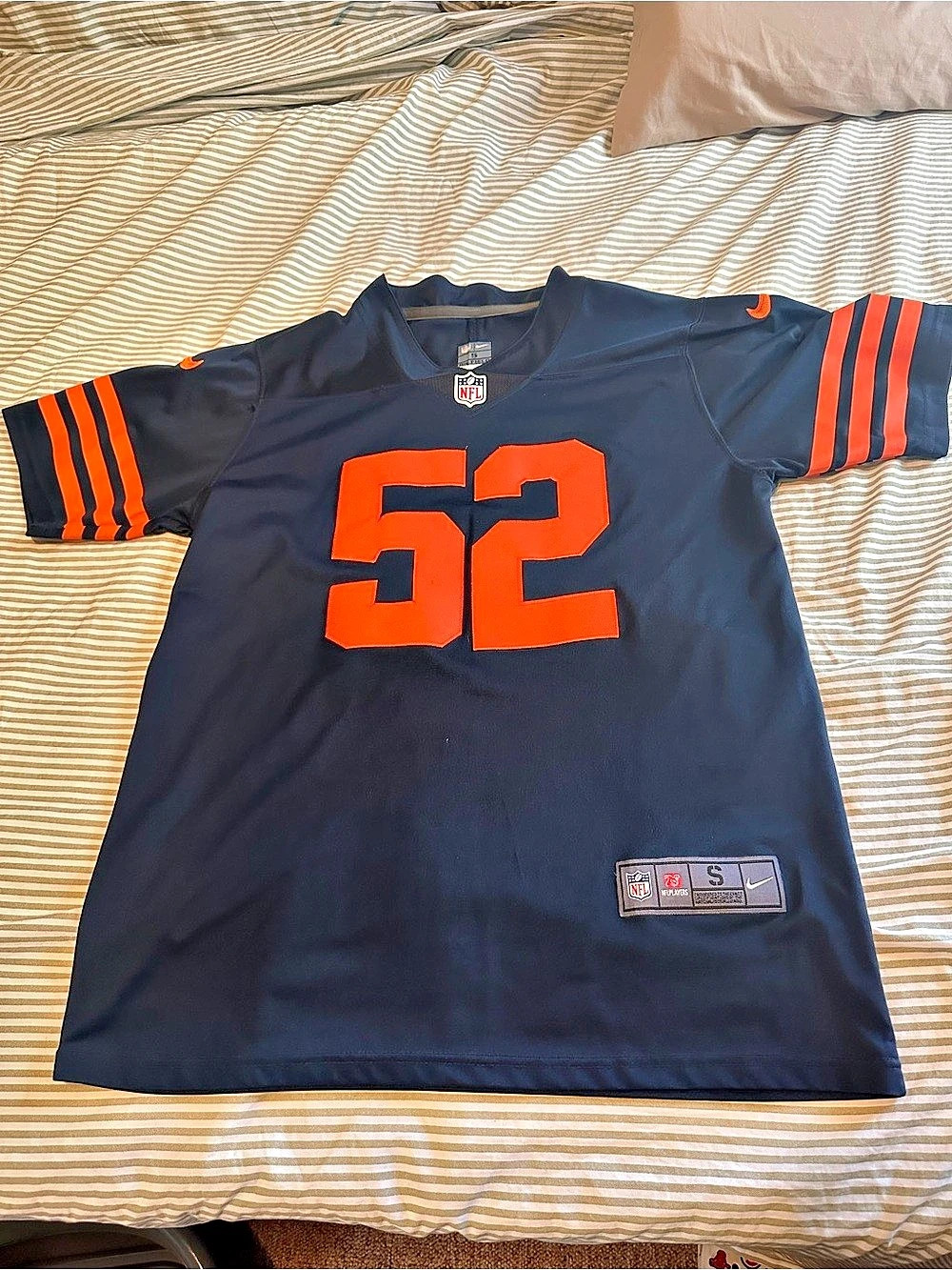 Chicago Bears Khalil Mack #52 Jersey Blue & orange